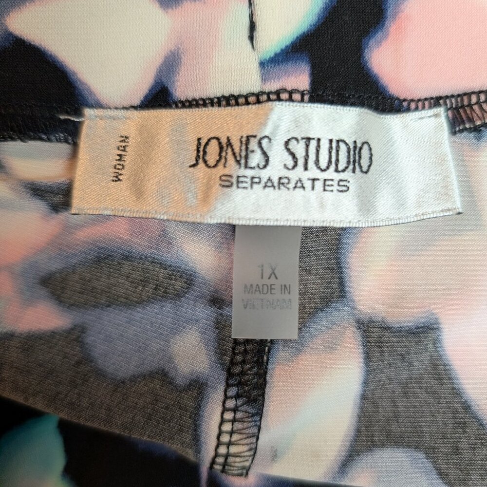 Jones Studio VINTAGE 2- Piece Set Floral Sleeveless Blouse 2X and Skirt Size 1X - Picture 10 of 10